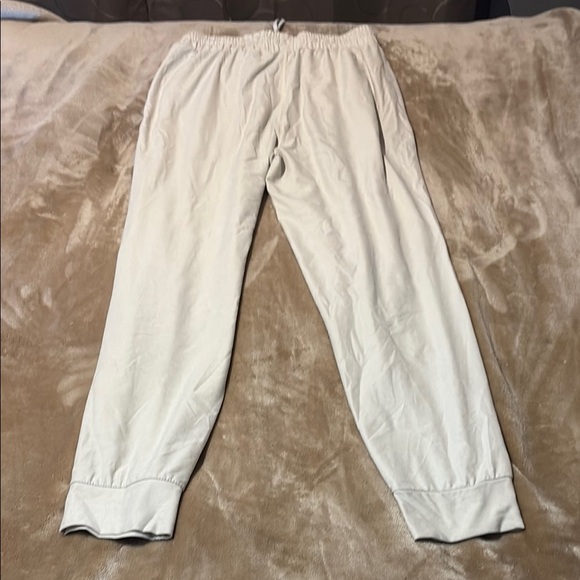 White Jogger Pants - Picture 2 of 2